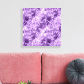 Donker Paarse Verkreukelde Textuur Canvas Afdruk (Insitu (Woonkamer))