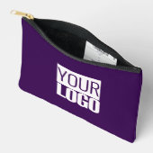 Donker Paarse - voeg je logo toe Etui (Open)