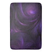 Donker Paarse wervelontwerp Badmat (Voorkant Verticaal)