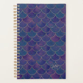 Donker Paarse Zeemeermin Jaarplanner Planner (Voorkant)