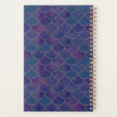 Donker Paarse Zeemeermin Jaarplanner Planner (Achterkant)