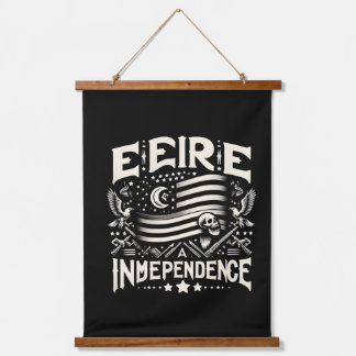 Donker patriottisme: griezelige onafhankelijkheid hangend wandkleed