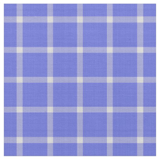 Donker Periwinkle Grote Plaid Stof (Close Up)