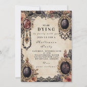 Donker  portret Halloween Kaart (Voorkant)