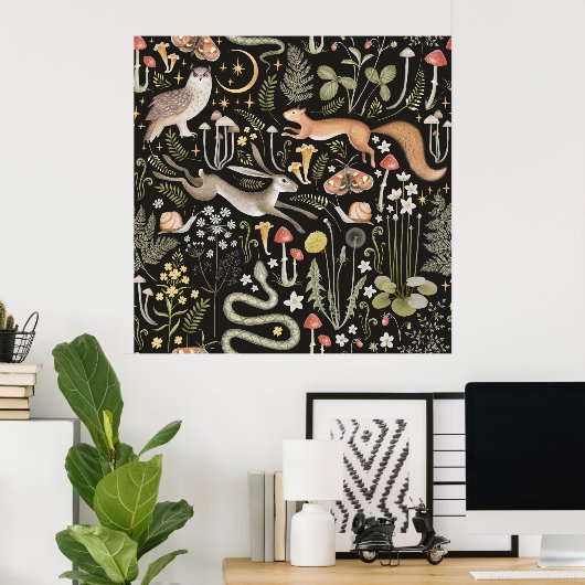 Donker Poster (Thuiskantoor)