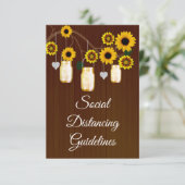 Donker roestig gele bloem vaas stevige pot veiligh informatiekaartje (Staand voorkant)