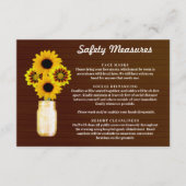 Donker roestig gele bloempot in metselpot - veilig informatiekaartje (Voorkant)