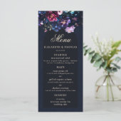 Donker Romantisch Moody Bloemen Gotische Zwarte Hu Menu (Staand voorkant)