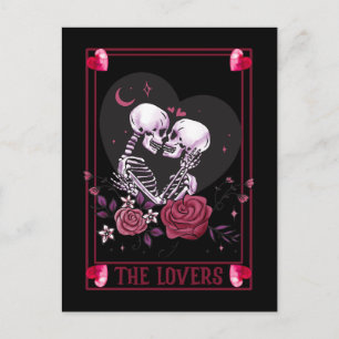 Donker Romantisch Valloween Valentijn Briefkaart