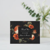 Donker Romantische Bloemen Rozen Nederlandse Bruil Briefkaart (Staand voorkant)