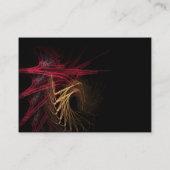 Donker: Rood en Goud Visitekaartje (Achterkant)