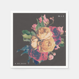 Donker Roos Botanische Fete Weddenschappen Tafeltj Servet