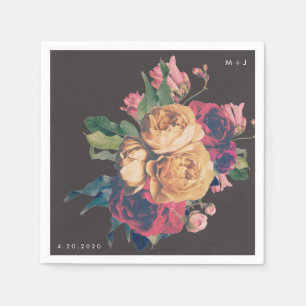 Donker Roos Botanische Fete Weddenschappen Tafeltj Servet