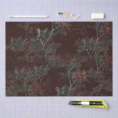 Donker Roos Gotische Roos Buds Decoupage Tissuepapier (Craft)