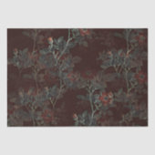 Donker Roos Gotische Roos Buds Decoupage Tissuepapier (Voorkant)