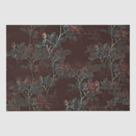 Donker Roos Gotische Roos Buds Decoupage Tissuepapier