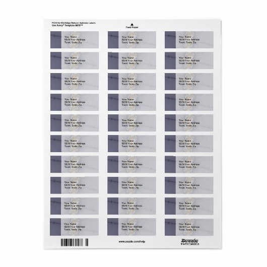 Donker Roos - Mandelbrot Fractal Etiket (Full Sheet)