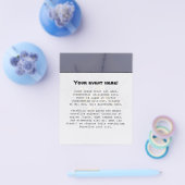 Donker Roos - Mandelbrot Fractal Flyer (Enkel)