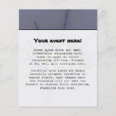 Donker Roos - Mandelbrot Fractal Flyer (Voorkant)