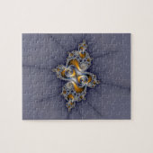 Donker Roos - Mandelbrot Fractal Legpuzzel (Horizontaal)