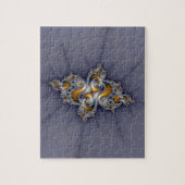 Donker Roos - Mandelbrot Fractal Legpuzzel (Verticaal)