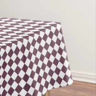 Donker Roos Roze Witte Huis Decor Geruit Patroon Tafelkleed