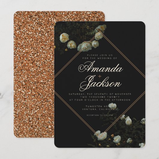 "Donker Roos" — Uitnodiging tot weddenschap met ee (Voorkant / Achterkant)