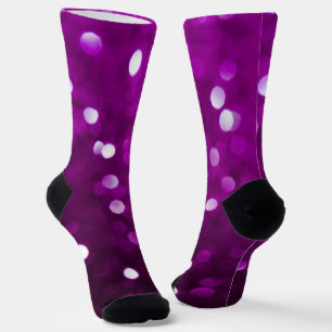 Donker Roze Magenta Fuchsia Glitterende Bokeh Abst Sokken