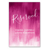 Donker roze rode abstracte moderne kunsttafel gere kaart (Voorkant)