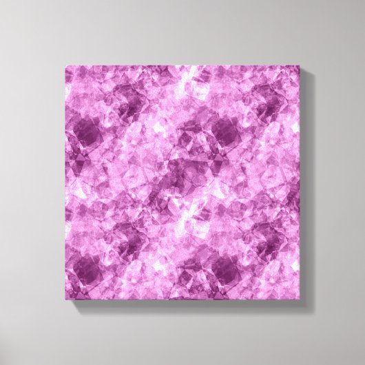 Donker Roze Verkreukelde Textuur Canvas Afdruk (Voorkant)
