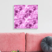 Donker Roze Verkreukelde Textuur Canvas Afdruk (Insitu (Woonkamer))