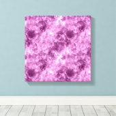 Donker Roze Verkreukelde Textuur Canvas Afdruk (Insitu (Houten vloer))