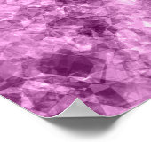 Donker Roze Verkreukelde Textuur Poster (Hoek)
