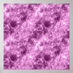 Donker Roze Verkreukelde Textuur Poster