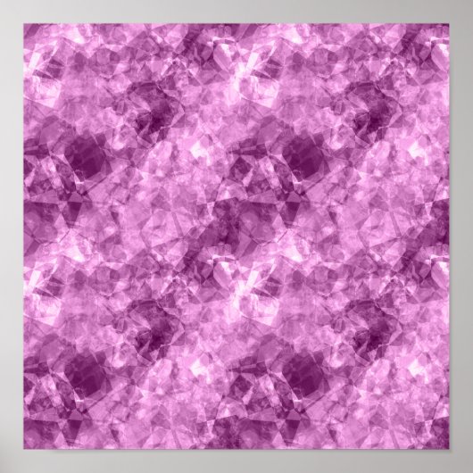 Donker Roze Verkreukelde Textuur Poster (Voorkant)