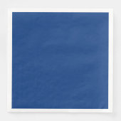 Donker saffier blauw servet (Voorkant)