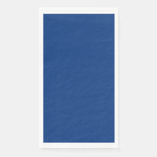 Donker saffierblauw servet