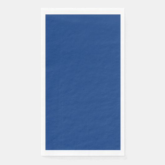 Donker saffierblauw servet (Voorkant)