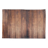 Donker schuurhout kussensloop (Achterkant-Links)