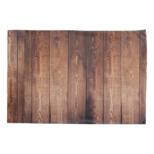 Donker schuurhout kussensloop (Achterkant-Links)