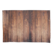 Donker schuurhout kussensloop (Voorkant-Links)