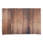 Donker schuurhout kussensloop (Voorkant-Rechts)