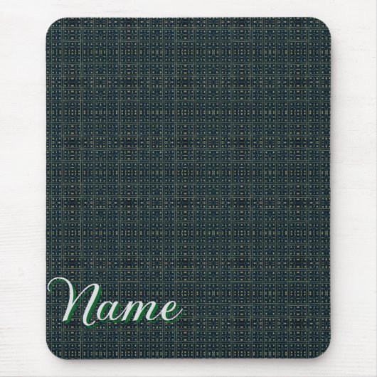 Donker sierdoolhof muismat (Voorkant)