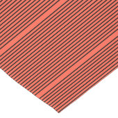 Donker Sinaasappel met zwarte streep Lange Tafelloper (Hoek)