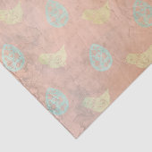 donker Sinaasappel Pasen Tissuepapier (Detail)