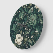 Donker smaragdgroene bloem grote klok (Hoek)