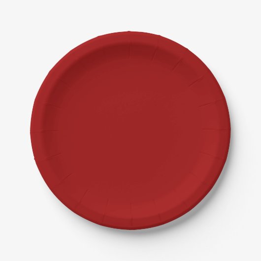 Donker Snoep Apple Red Papieren Bordje (Voorkant)