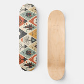 Donker spook patroon persoonlijk skateboard (Voorkant)