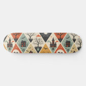 Donker spook patroon persoonlijk skateboard (Horizontaal)