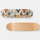 Donker spook patroon persoonlijk skateboard (Horizontaal)
